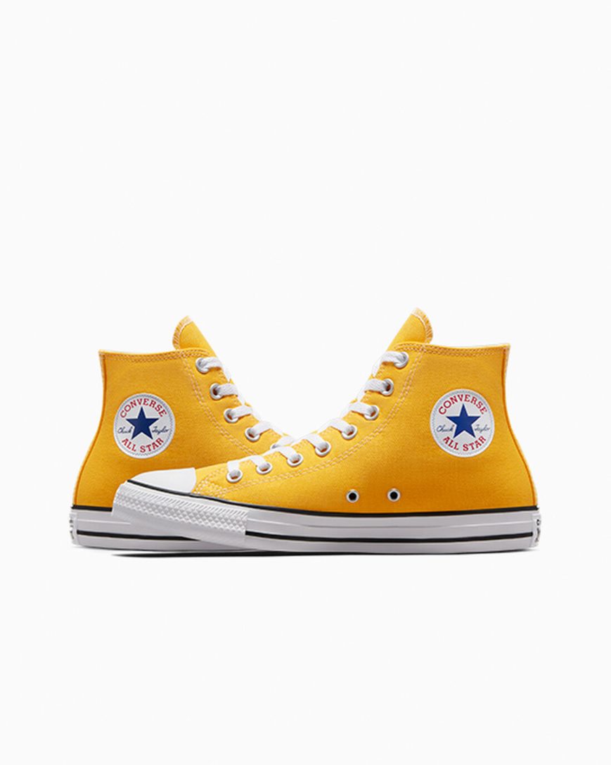 Tenis Converse Chuck Taylor All Star Classicos Cano Alto Feminino Limão | PT D09T170